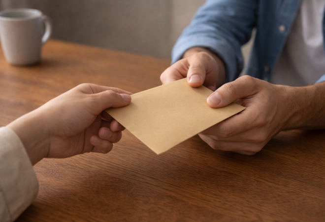 彼はお金を何に使っている？